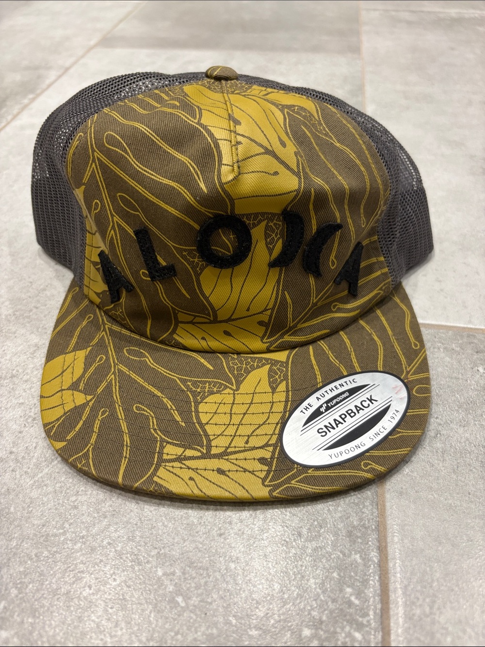 Hurley Ulu Print Sig Zane Collab Snapback Hat